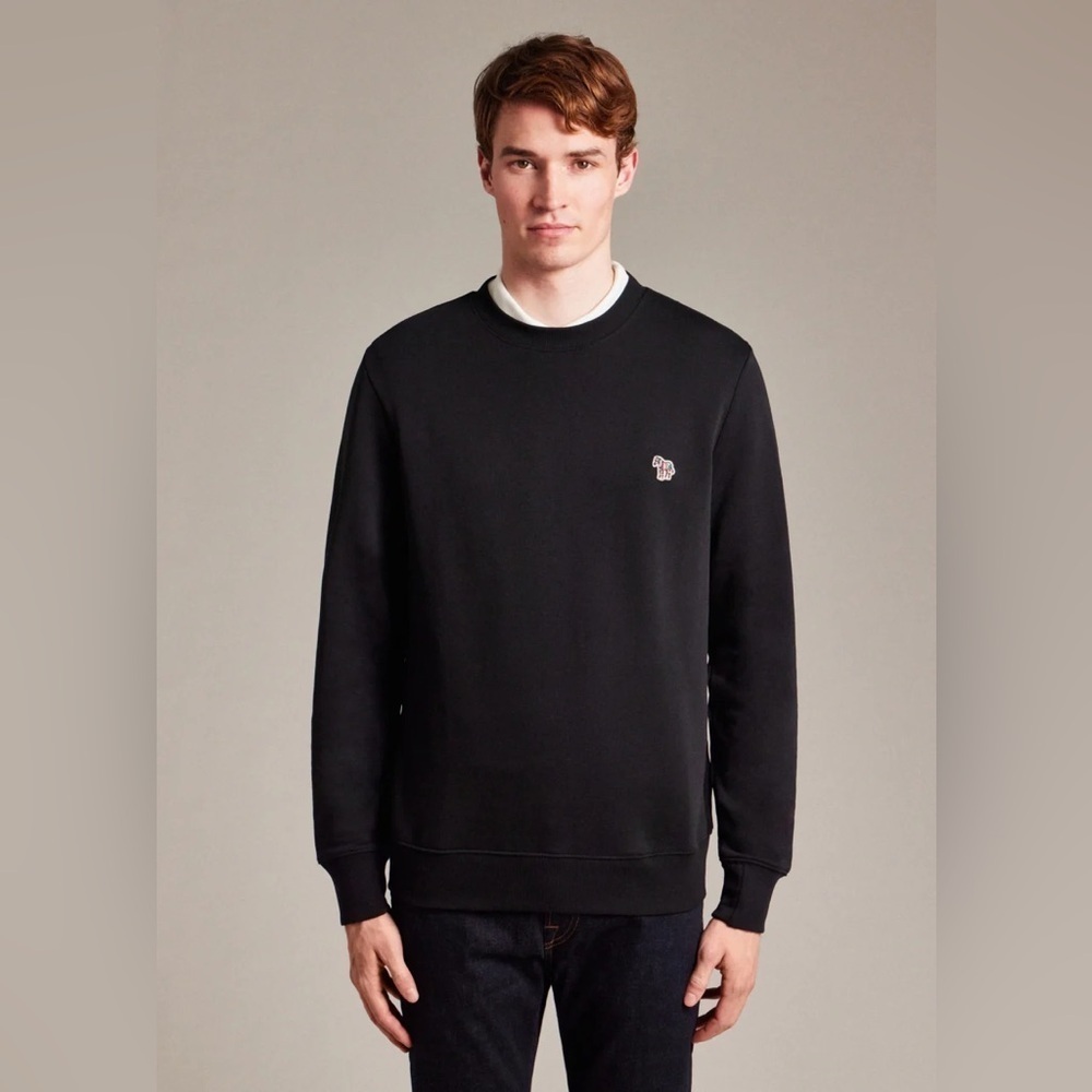 PS Paul Smith black zebra logo crew neck, NWOT. Size Xs - Picture 6 of 6